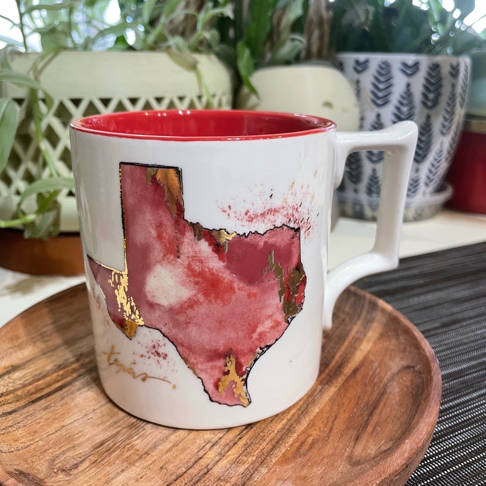 Anthropologie Texas Whitney Winkler Mug